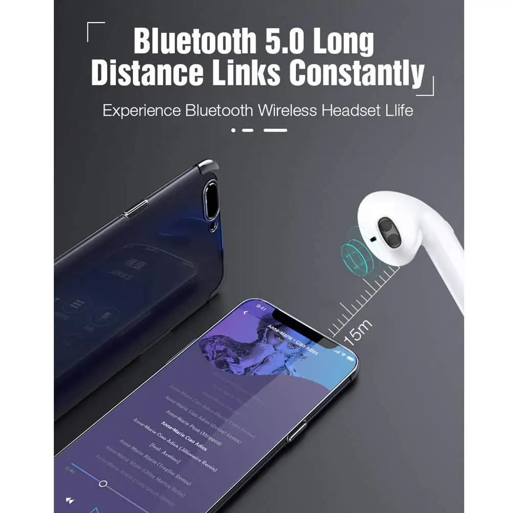 Беспроводные bluetooth наушники с микрофоном Mini i9s TWS Bluetooth 5 0 Стерео шумоподавление
