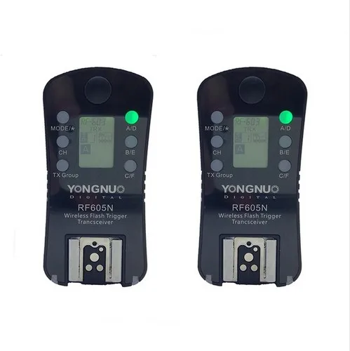 YONGNUO rf-605 rf-605n rf605n Беспроводной вспышка триггера для Nikon D7100 D7000 D5200 D5100 D3000 D90 D80 D70 D70S D40 D800E d800