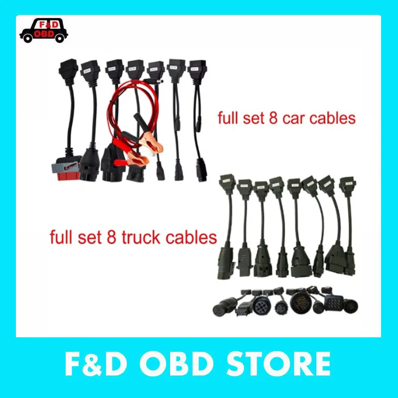 OBD адаптер OBDII OBD2 кабели для автомобилей/грузовиков Autoc0m C DP Delfi DS150 полный комплект