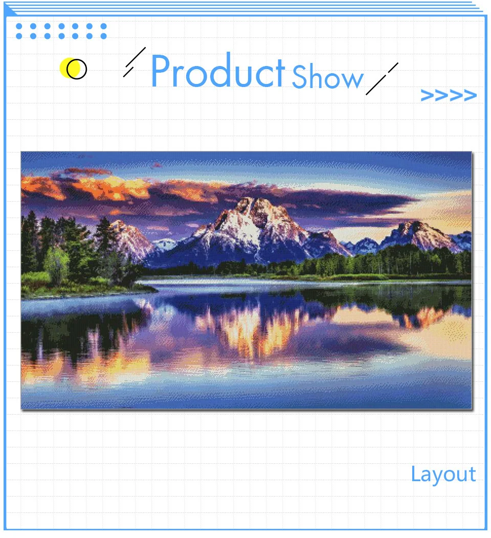 EverShine, алмазная вышивка природа пейзаж Большой DIY алмазная живопись с квадратные Стразы горный мозаика бриллиантами арт Наборы