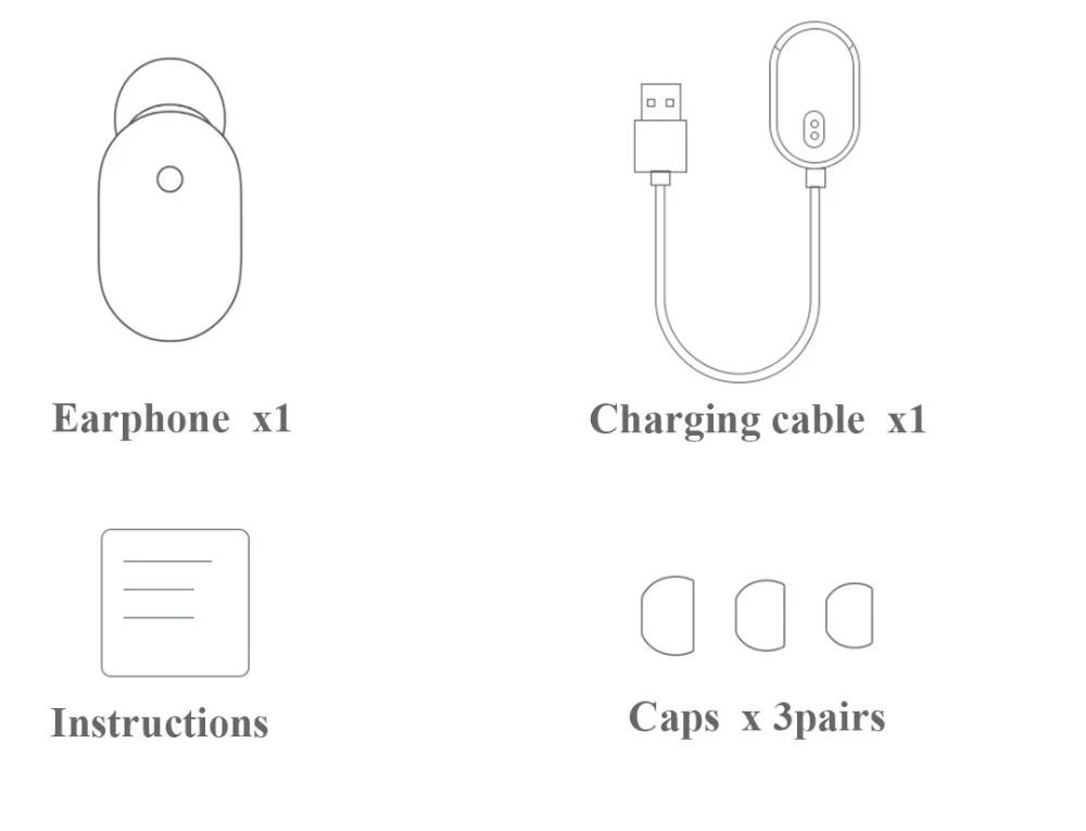 Оригинальные беспроводные Bluetooth-наушники Xiaomi IPX4 Водонепроницаемая