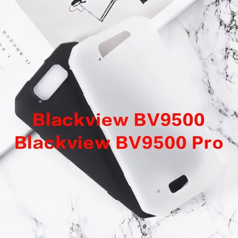 Силиконовый чехол для Blackview Bv9500 Pro мягкий Ультратонкий силиконовый черный из