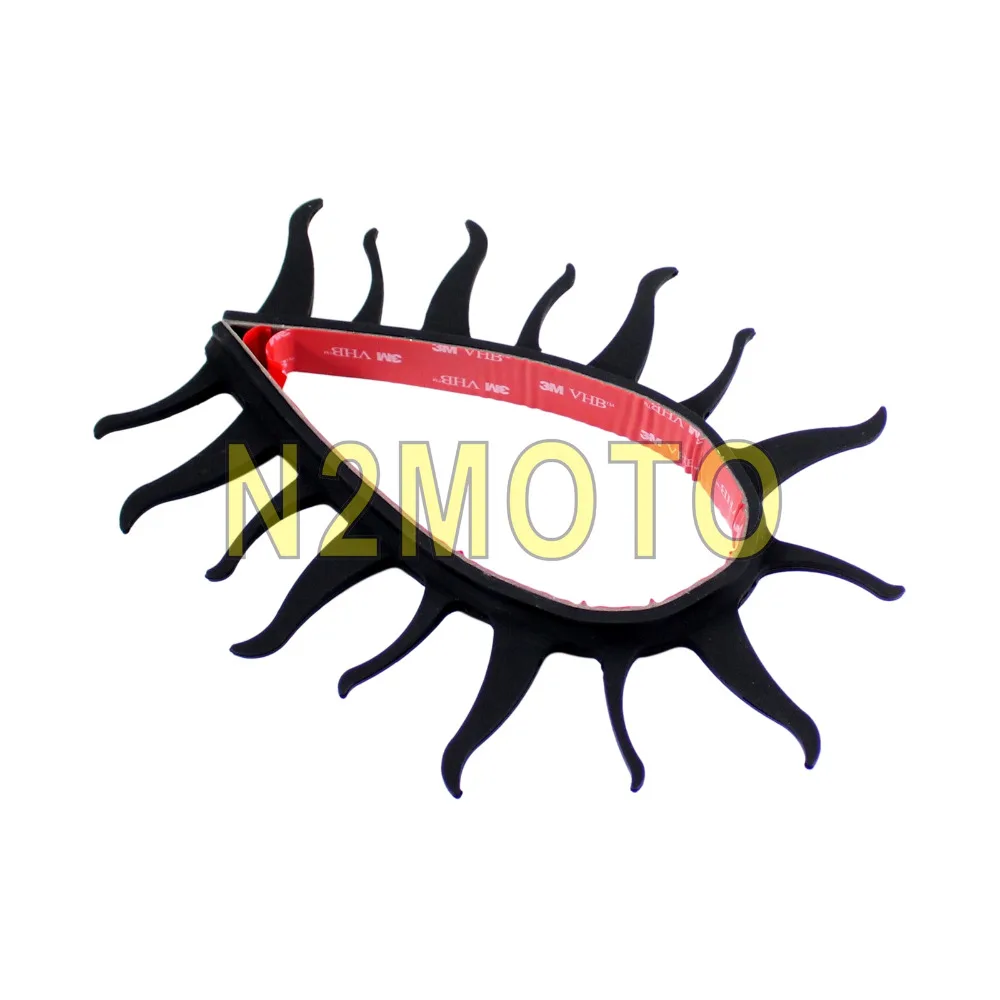 Резиновая лента Mohawk для мотоциклетного шлема 5 цветов клейкая 3 м с пламенем