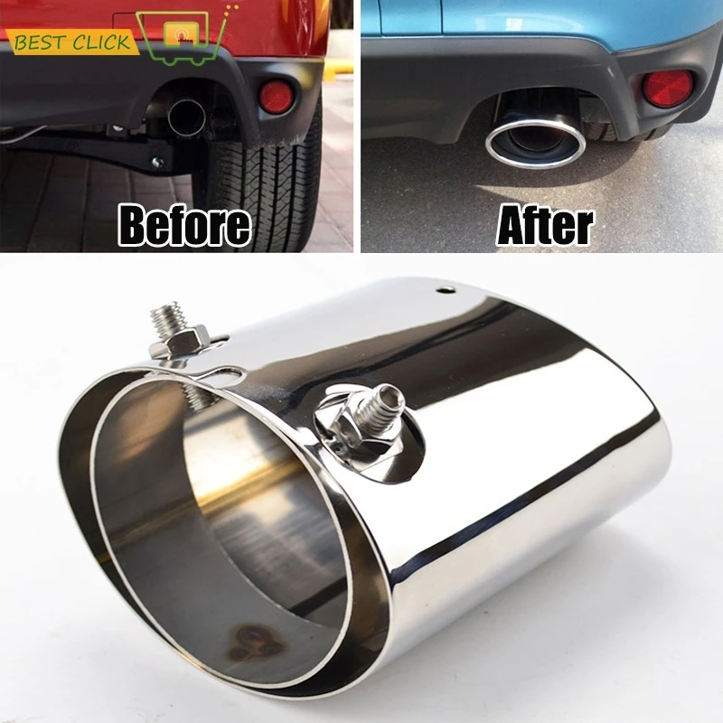 

1Pc Exhaust Muffler Tip For Mitsubishi ASX Outlander Sport RVR 2011-2017 Rear Tail Pipe Tip Tailpipe End Trim Cover Protector