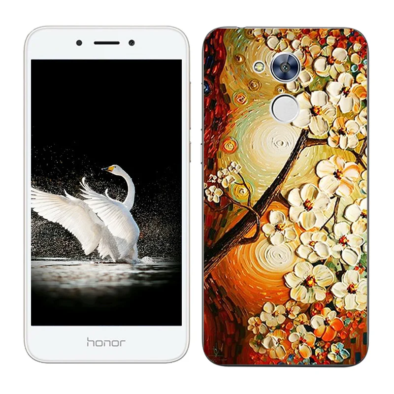 16 Мягкий силиконовый чехол для huawei Honor 8X 7C 7A Pro 6A 7X 6X 5C 9, защитный чехол для huawei Y6 4C Pro JSN-AL00 с ночной росписью - Цвет: 16