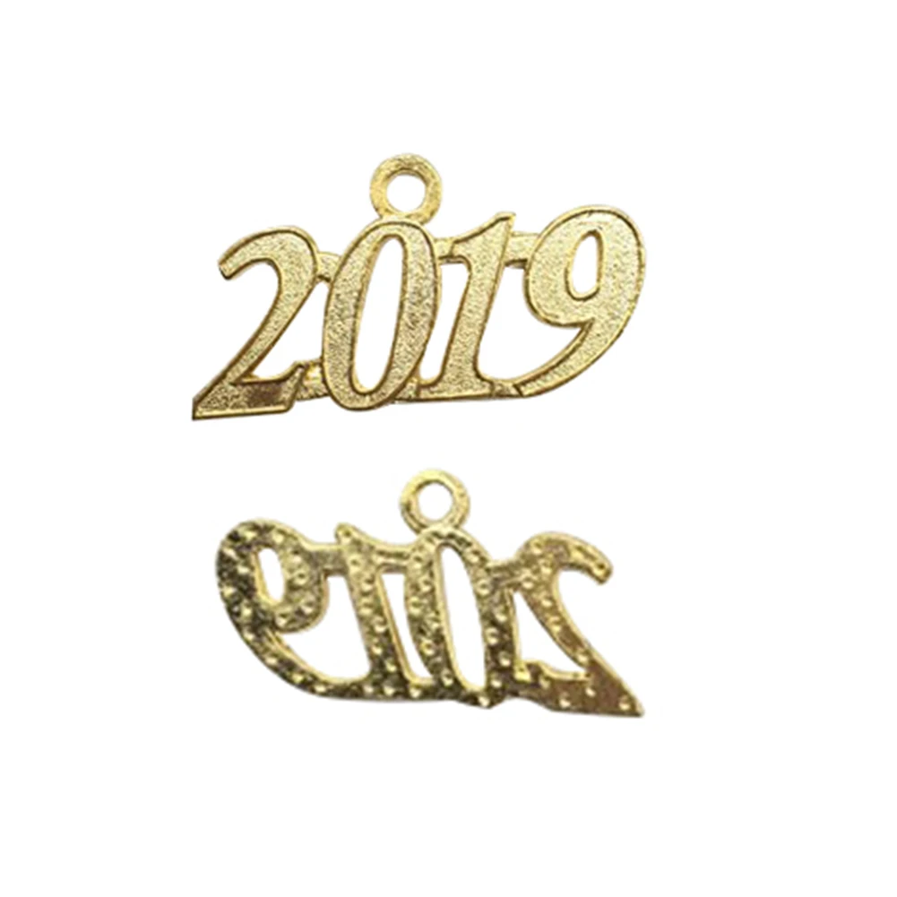 Сплав 2019 года Шарм Кулон выпускной кисточкой коллаж Кепка выпускники шляпа