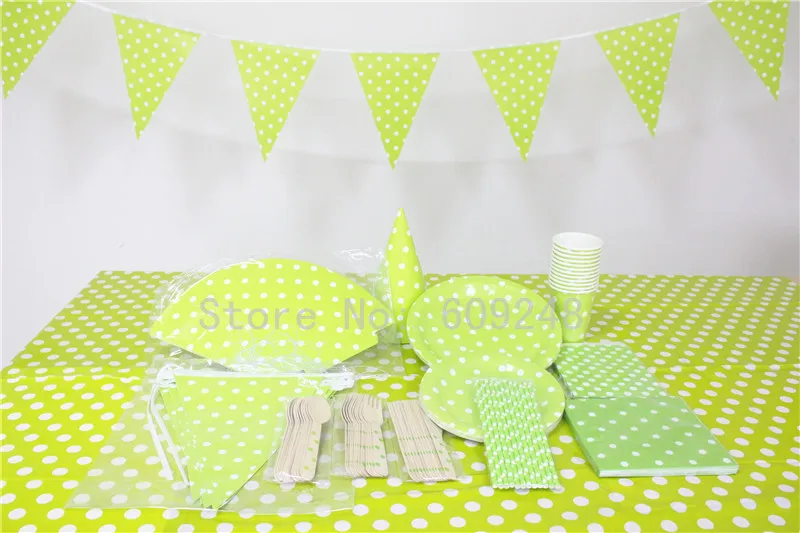 20 человек зеленый Свадебная вечеринка ужин Наборы для ухода за кожей Соломинки