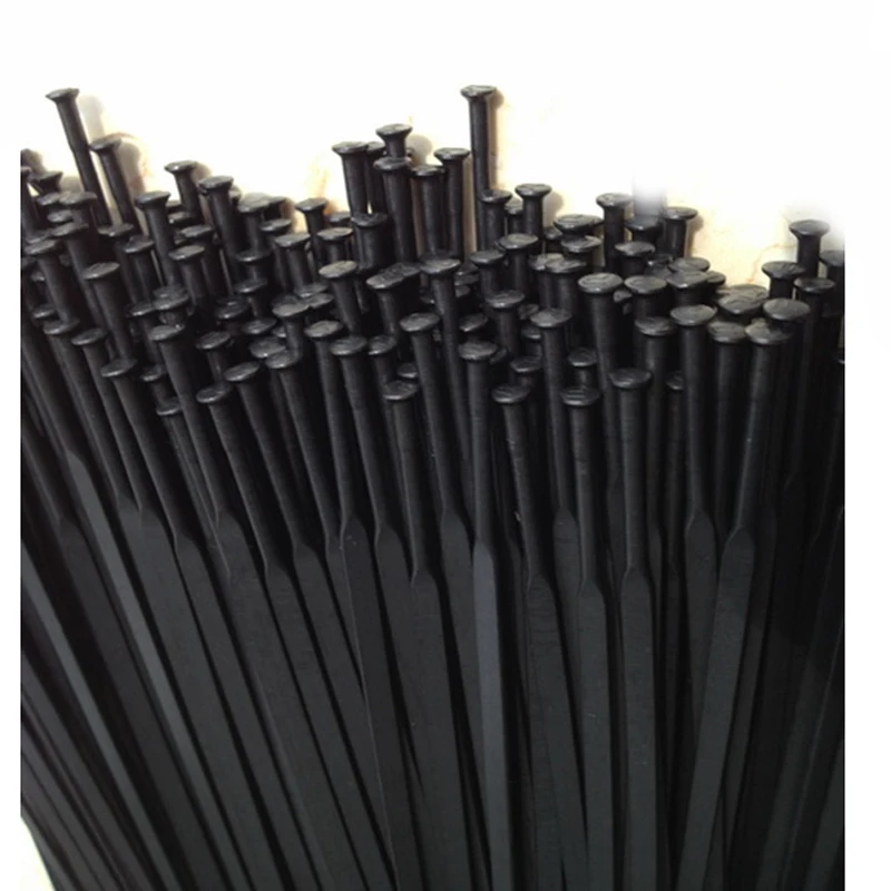 

Набор из 12 плоских спиц для велосипеда, цилиндрические спицы из нержавеющей стали для велосипедов, аксессуары для медные ниппели, 278/280/287 мм