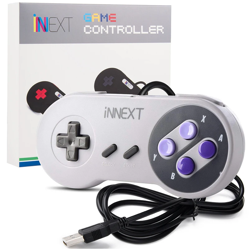 USB игровой контроллер джойстик геймпад для Nintendo SNES коврик Windows PC MAC компьютера