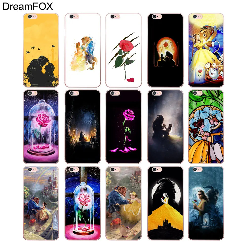 N268 Красавица и Чудовище Мягкий силиконовый чехол из ТПУ для Apple iPhone 11 Pro XR XS Max 8X7 6S