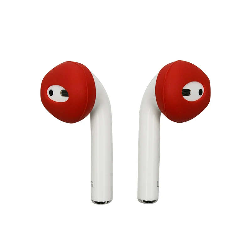 2 шт/Пара амбушюры для Airpods беспроводные Bluetooth iphone 7 7plus наушники силиконовые