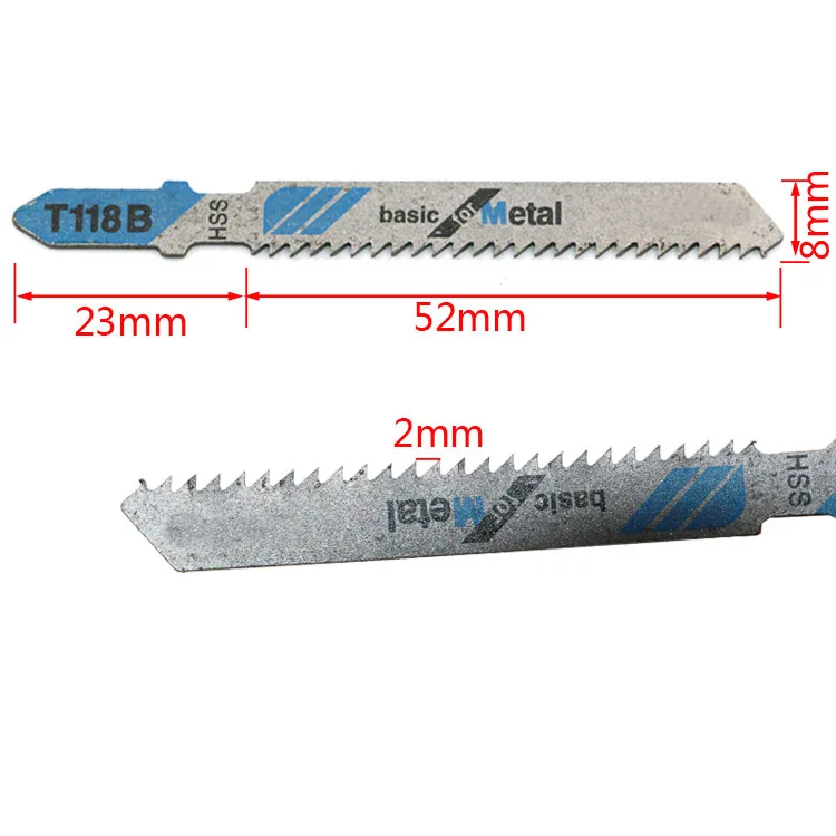 5 шт. T101D/T111C/T118B/T127D/T144D/T244D AO HCS Т-хвостовик Jigsaw Blades набор кривых режущих