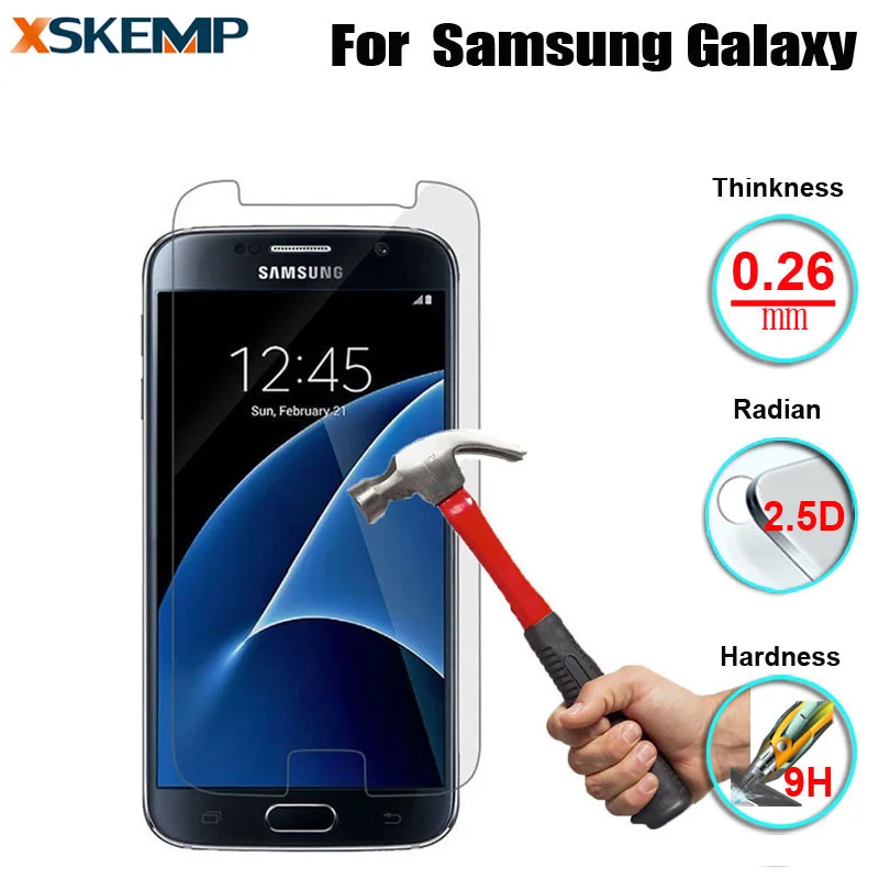 Ультратонкое закаленное стекло для Samsung Galaxy A3 A5 A7 A8 A3100 A5100 A7100 E7 E5 S | Мобильные
