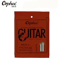 orphee nx35 c 028 045 classical guitar strings nylon silver jacketed wire vacuum packaging guitar parts