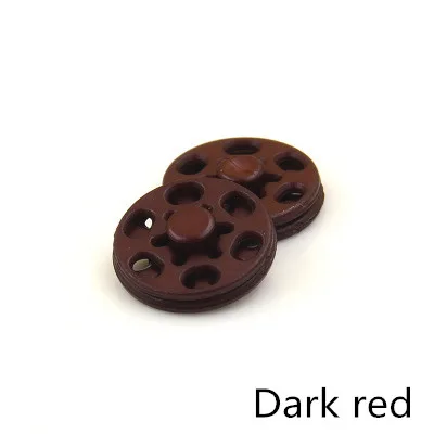 Dark red Meetee 60 набор 7/10/12/15/18/21 мм Пластик пластиковые кнопки невидимый пряжки DIY рубашка свитер пуговицы для пришивания для одежды BD485 - Цвет: Dark red