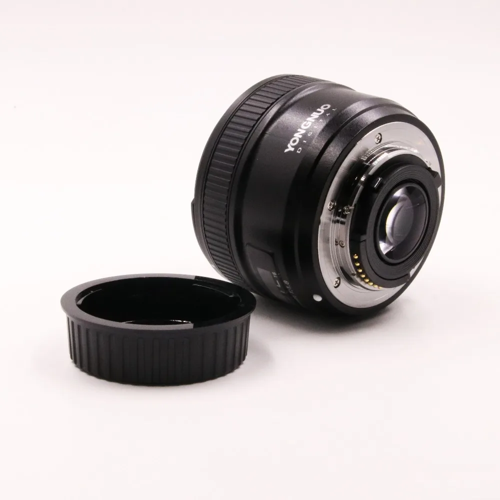 Объектив YONGNUO YN50MM F1.8 с большой диафрагмой и автофокусом для Nikon DSLR объектив 50 мм f1.8
