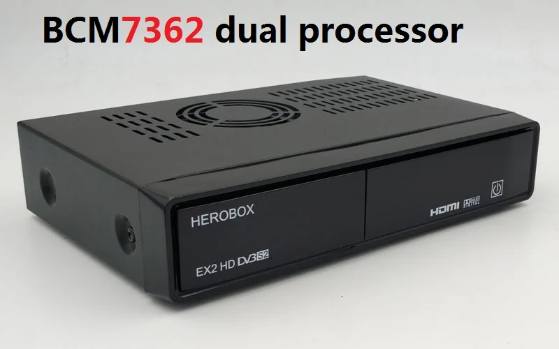 HEROBOX EX2 лучший ТВ приемник с BCM7632 BGA. Ram 512 MB/Flash 256MB DVB-S2 decorder