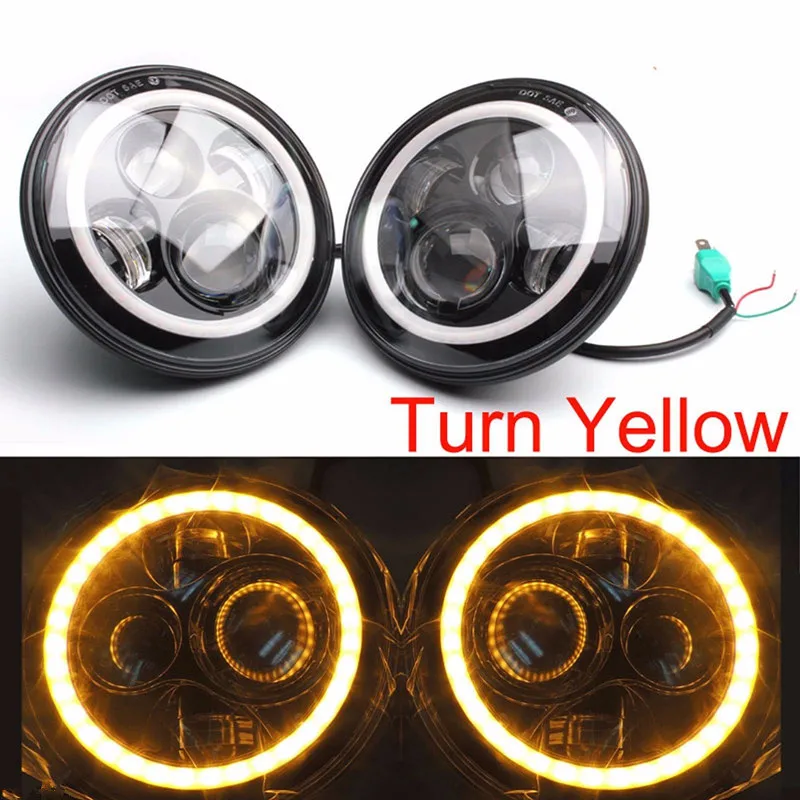 7 &quotкруглый вырез горловины (би ксенон) прожектор фара низкая цена высокие глаза