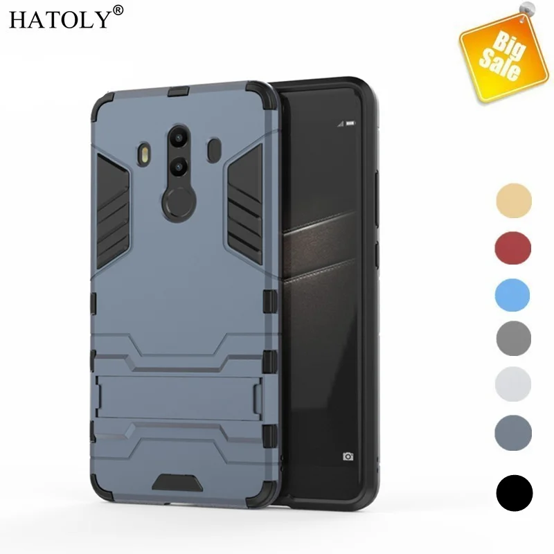 For Cover Huawei Mate 10 Pro Case Shockproof Armor Hard Silicone Anti Knock Stand Phone Bumper Pro|phone cases|case for phonecase phone |