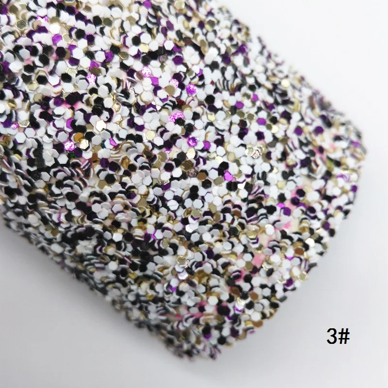 3 Glitterwishcome 30X134 см мини рулон с эффектом блестящей кожи Fabirc, блестящая кожаная ткань, GM003 - Цвет: 3