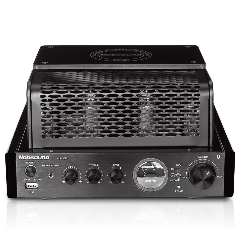 Nobsound MS-30Dll 2,0 Bluetooth выходная мощность 25 Вт электронный ламповый усилитель HIFI вакуумная трубка Встроенный желчный аппарат усилитель USB