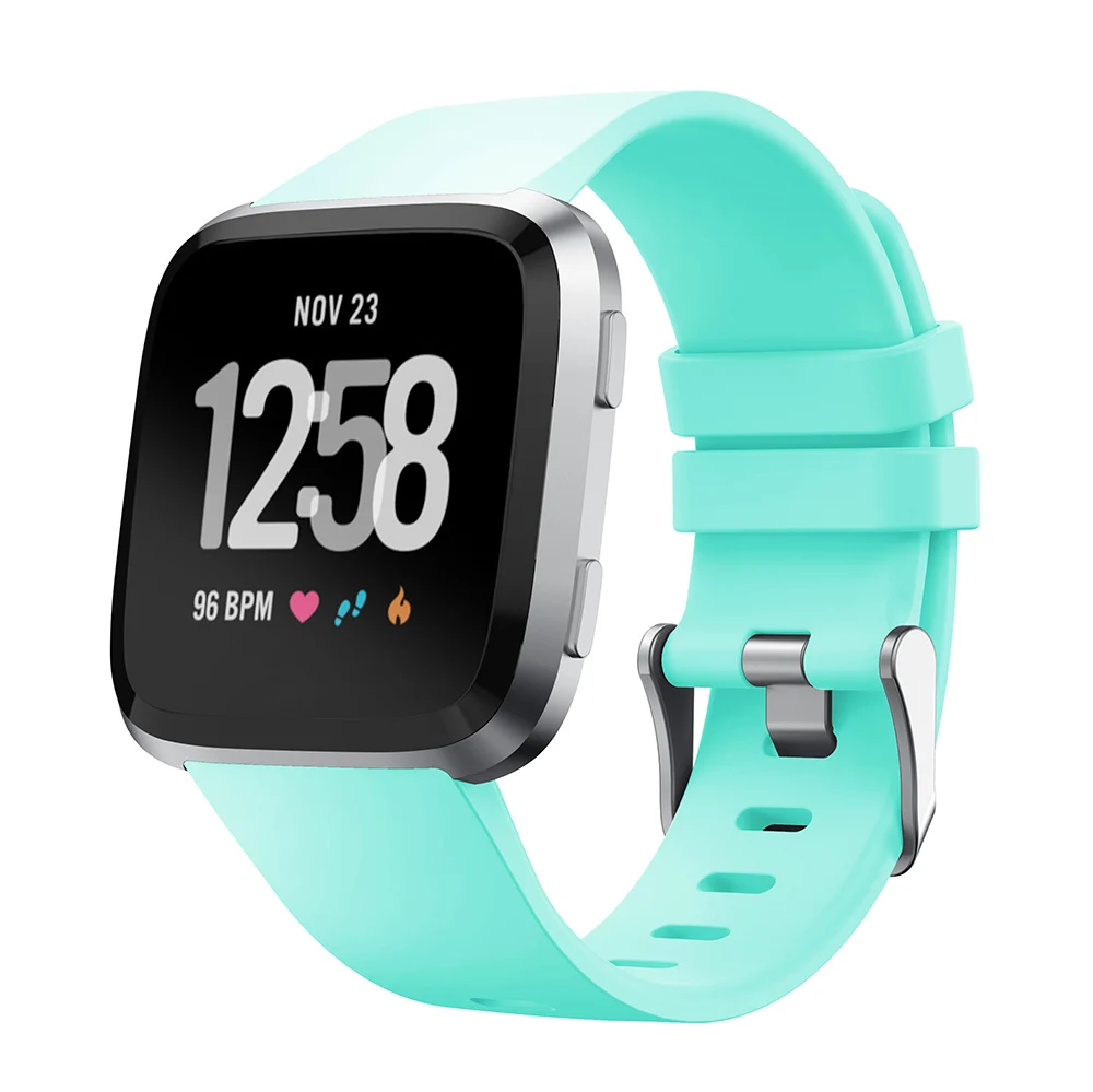 Watch Band for Fitbit Versa Strap Soft Silicone Wristband Straps 2/Versa Lite Bracelet Large Small Women Men | Наручные часы