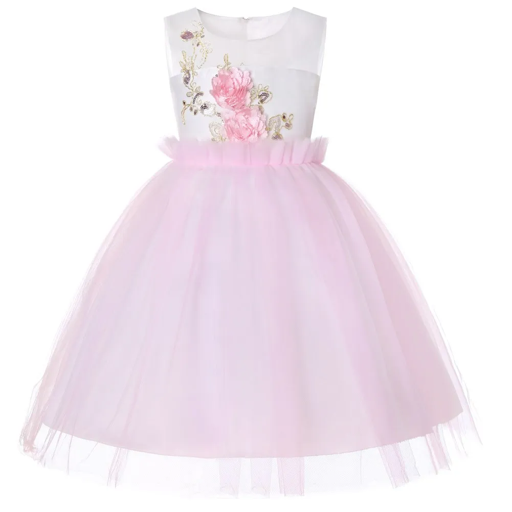 

Girls Summer Tutu Dress Kids Clothes Wedding Events Princess Flower Girl Dress Birthday Party Costumes Piano Costumes Catwalk