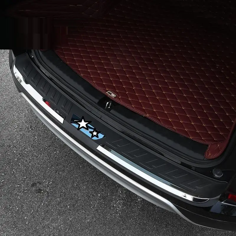 Автомобильный модифицированный хром авто багажник задние панели ножная педаль