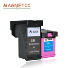 Магнитный совместимый чернильный картридж для HP 46 46xl для HP 46 DeskJet 2020hc 2025hc 2520hc 2029 2529 4729 принтер
