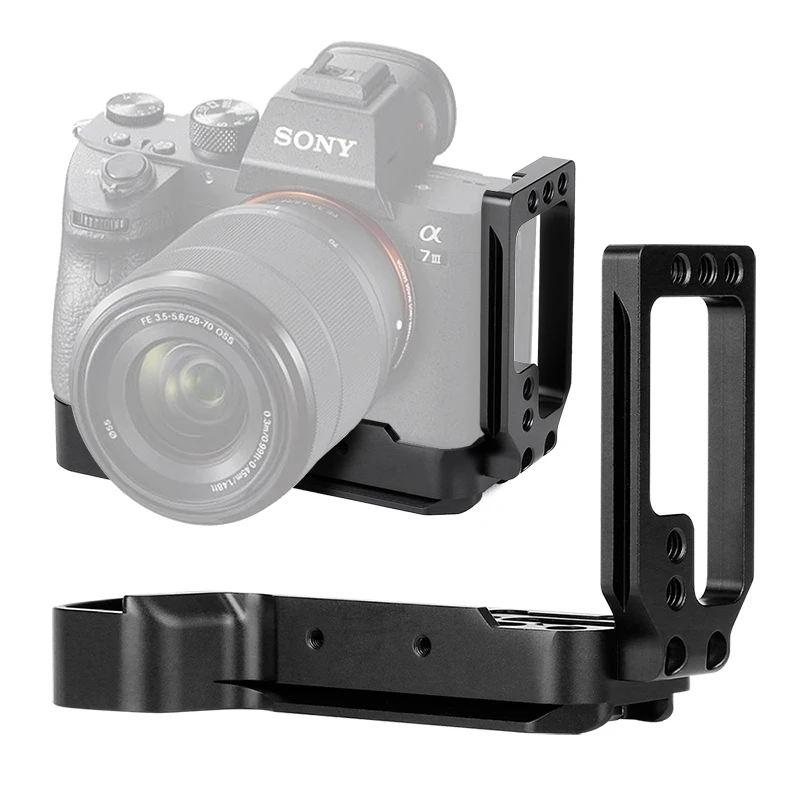 L-образный кронштейн быстросъемная Базовая пластина боковая для Sony SLR A7 Series A7M3 A7R3
