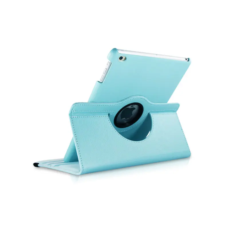 5 Pc/lot PU Leather 360 Rotating Case Stand Smart Magnetic 9.7&quot Inch For Apple New i Pad 9.7 2017 Multi-Color |