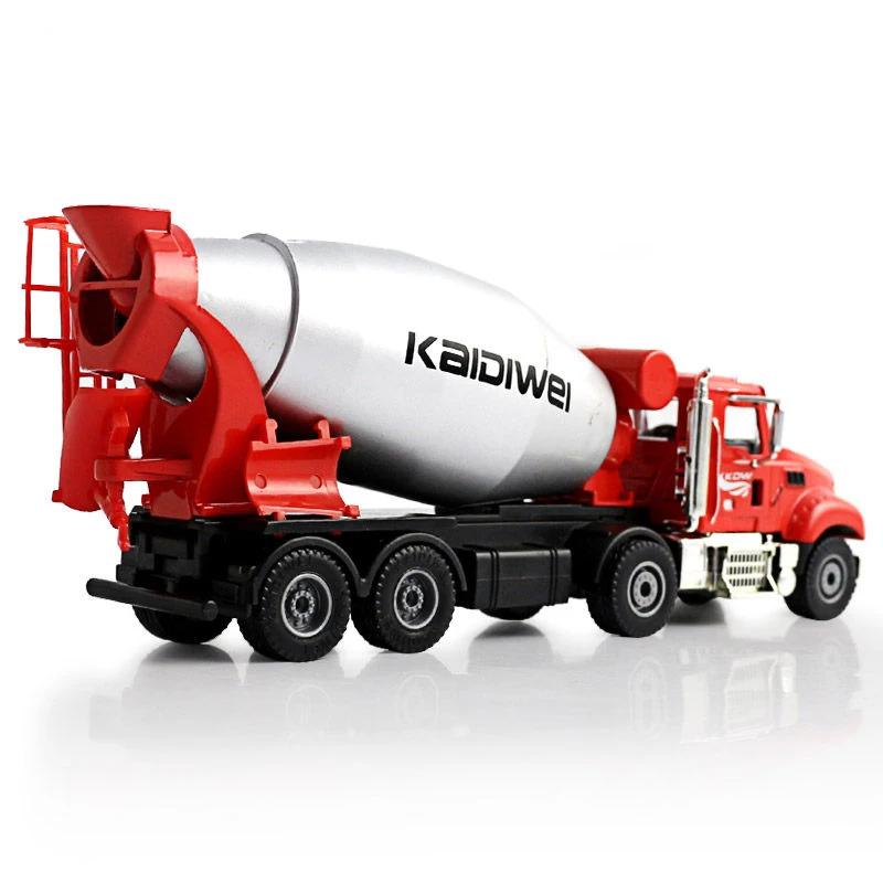 1:50 Simulation Alloy Engineering Truck Cement Mixer Model Concrete Car Construction Site Metal For Toy Gift |