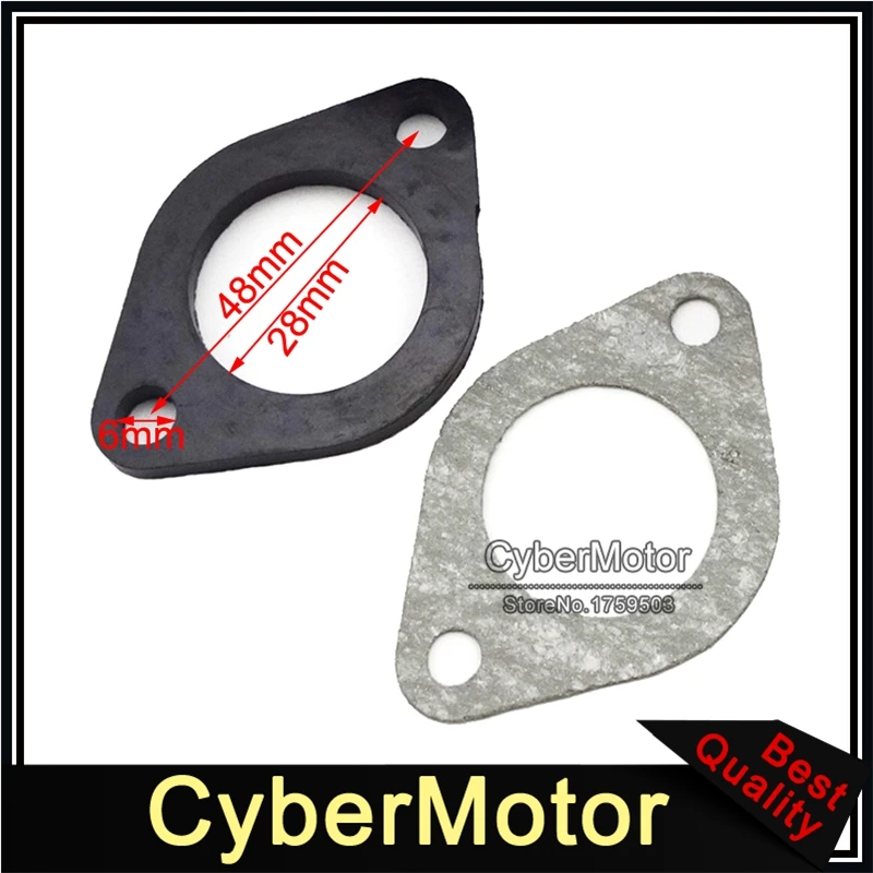 КАРБЮРАТОР впускной Mainfold адаптер загрузки трубы фланец прокладка для 150cc 160cc 200cc