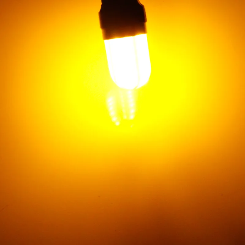 

2pcs T20 W21W 7440 7443 Silicone COB 48 Chips LED T25 3156 3157 Turn signal light Rear Tail Brake light bulb white red yellow