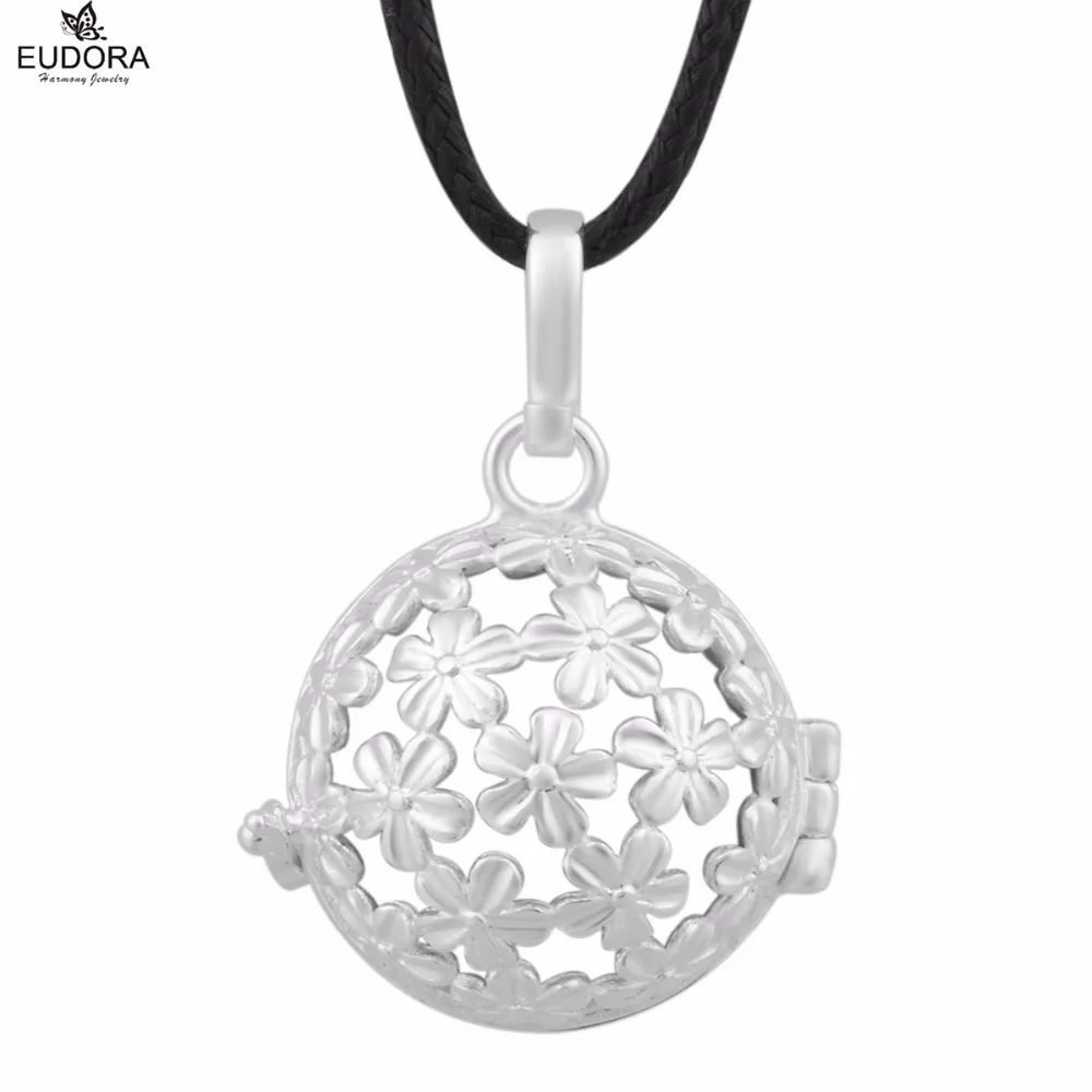 5 шт./лот цветочный модный медный медальон кулон подходит для 18 мм Harmony Bola Ball