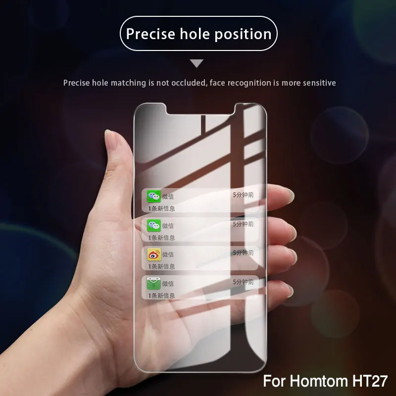 DyGod 5 дюймов для Homtom HT27 закаленная Защитная стеклянная пленка экрана Мобильные