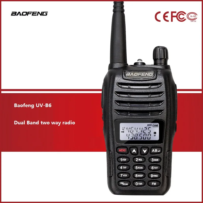 Рация Baofeng для охоты fm приемопередатчик радиоприемник HF двухсторонний BF B6|Рации| |