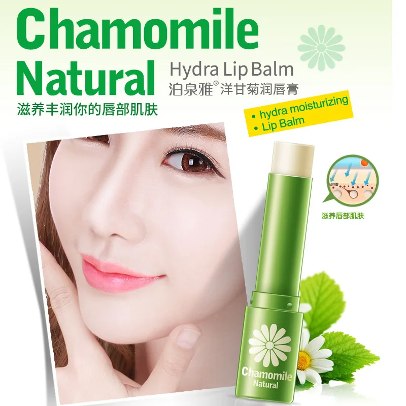 

Chamomile Moisturizing Lip Balm Pure Chrysanthemum Colorless Repair Lipstick Lipstick Nutrient Lips Care Cosmetics 1PC