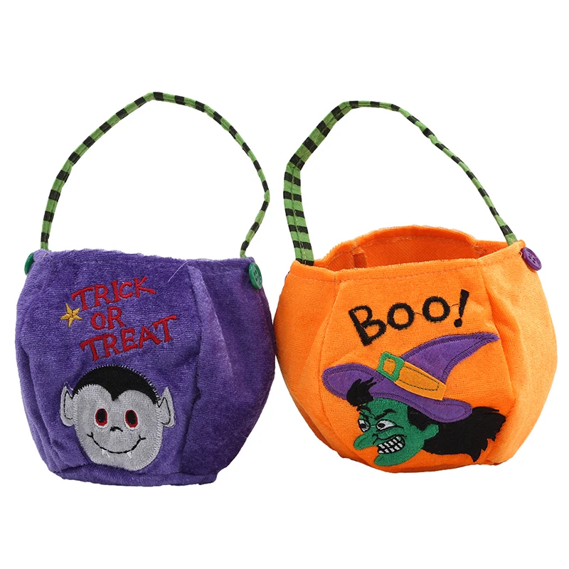 Товары для Хэллоуина 2018 Новый Хэллоуин Тыква бу трюк или лечения портативный