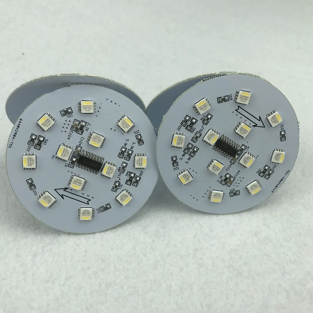 DC24V RGBW DMX512 (чип UCS512)5050 SMD адресная Пиксельная печатная плата 12 шт. светодиодов 5050 2 88