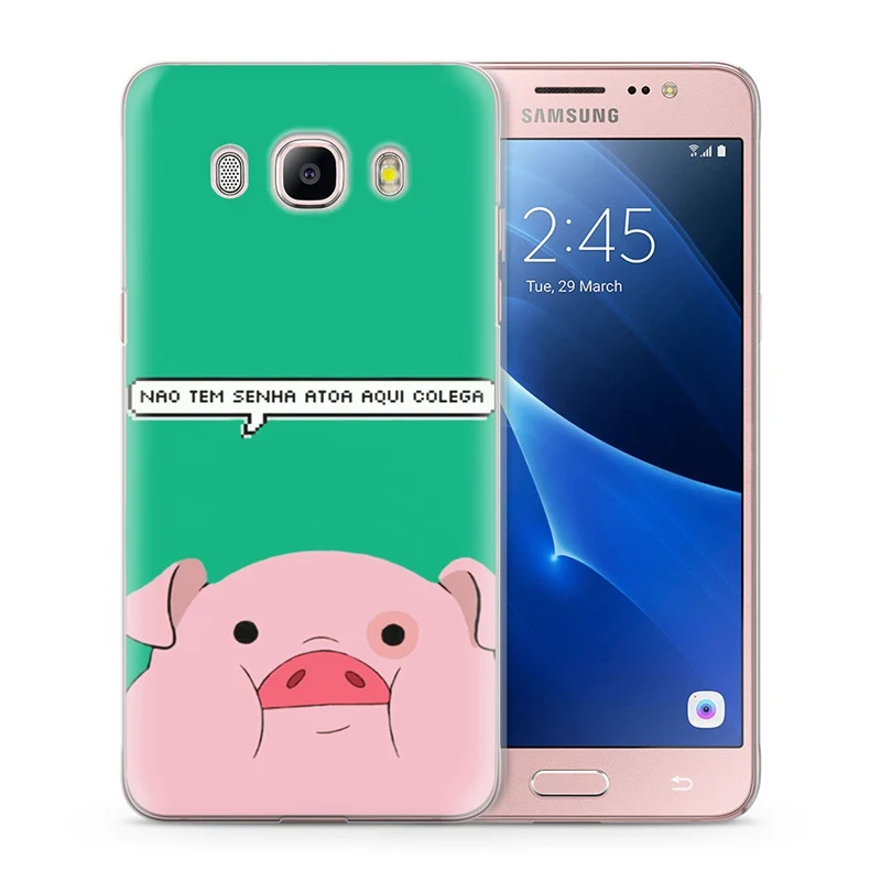 For Funda Samsung Galaxy J5 2016 Case J510 J510F Colorful Flower Flora Pink Love Painted Cute Pattern Clear Soft TPU Q041 |