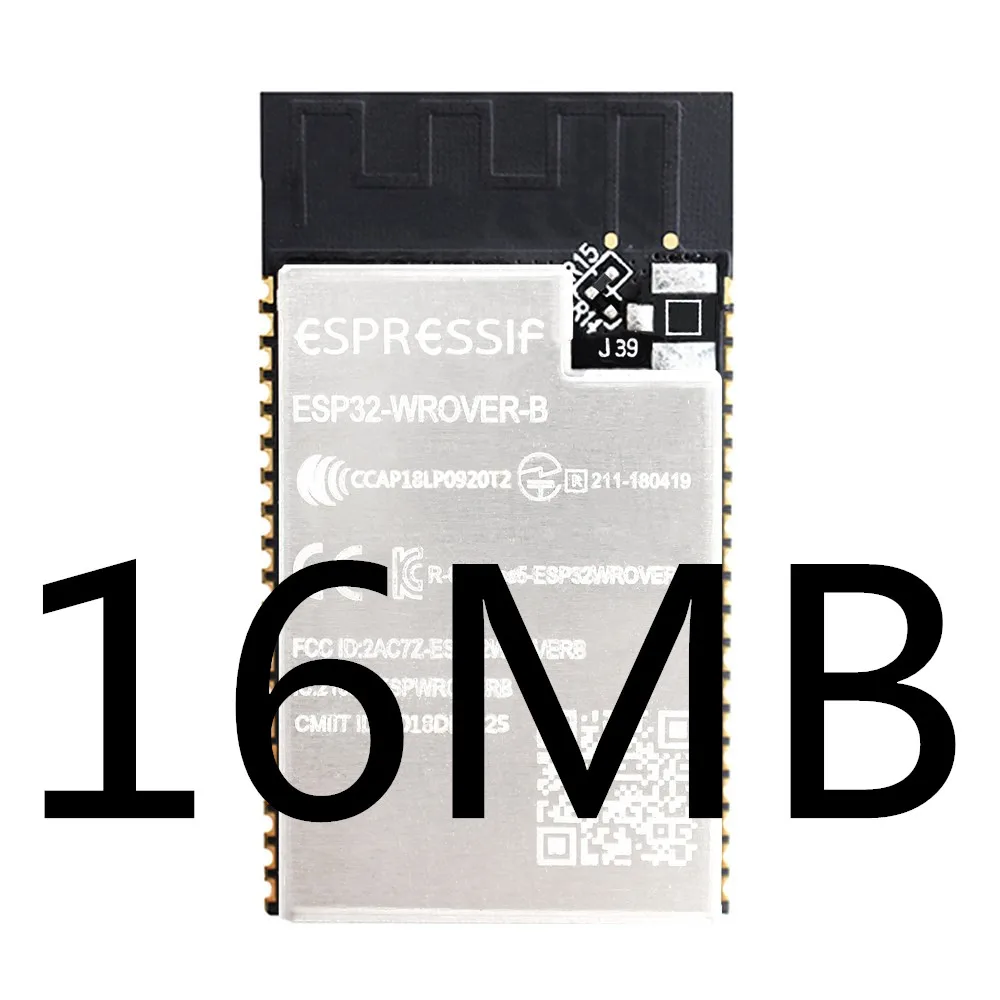 ESP32-WROVER-B ESP32-WROVER-IB Ipex антенный модуль на основе ESP32-D0WD WiFi-BT-BLE MCU модуль 4 Мб/16 МБ SPI flash - Цвет: ESP32-WROVER-B 16MB