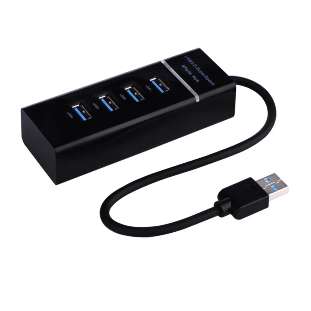 4 портовый концентратор USB 3 0 с зарядным устройством и переключателем несколько usb