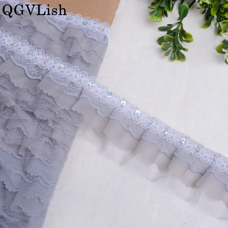

Qgvlist 10 м/лот 5 см широкие сетчатые занавески кружевные планки DIY швейная Подушка юбка костюм диван кружевная ленточная Отделка Декор