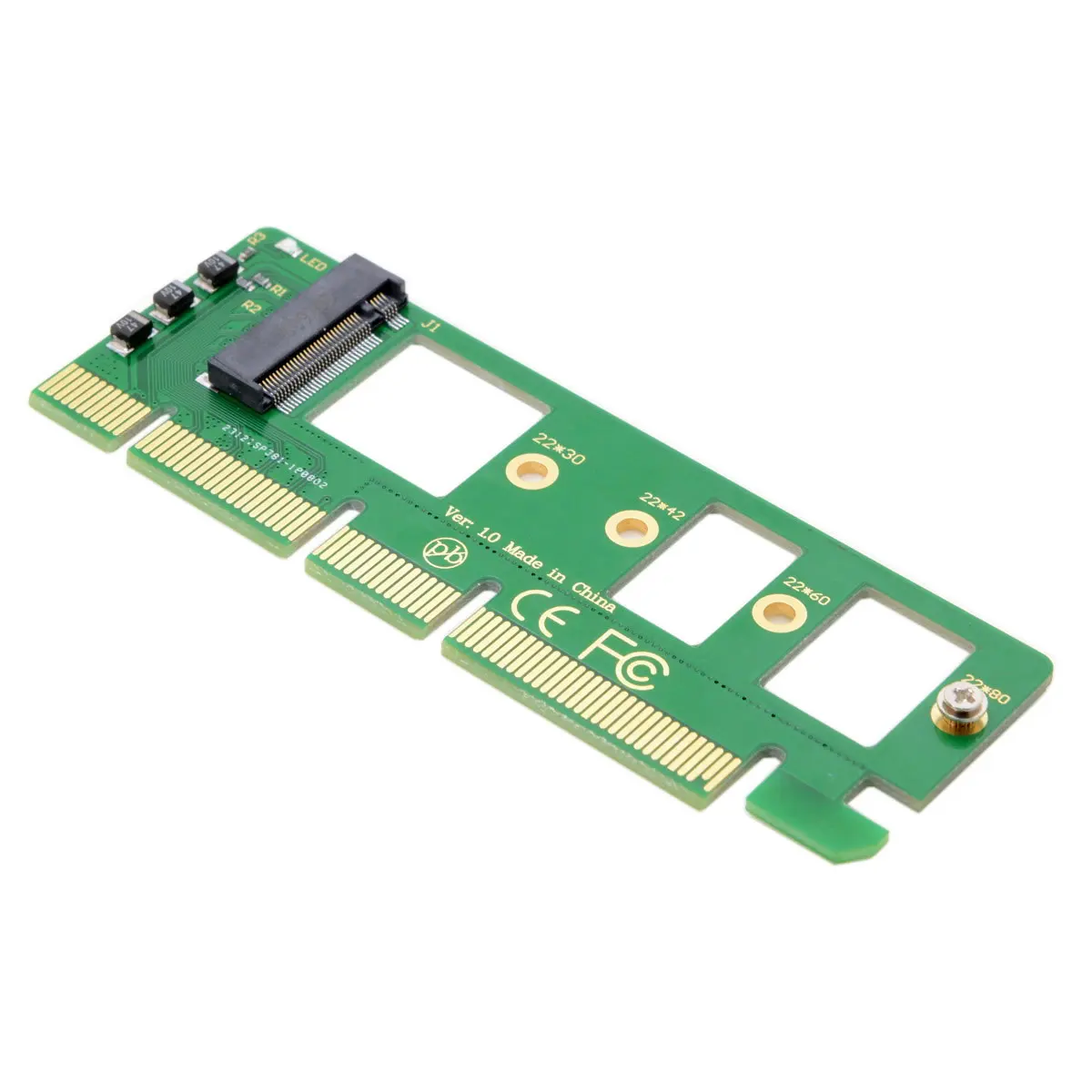 CY NGFF M key NVME AHCI SSD для PCI E 3 0 16x x4 адаптер XP941 SM951 PM951 A110 m6e 960 EVO SSD|Компьютерные кабели и
