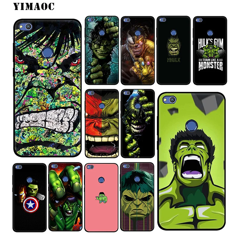 YIMAOC &quotХалк&quot &quotсупергерой мягкий чехол для huawei Honor вид 20 10 8X8 8C 6A 7A 7X 7C Lite рro Y9 Y7 Y6