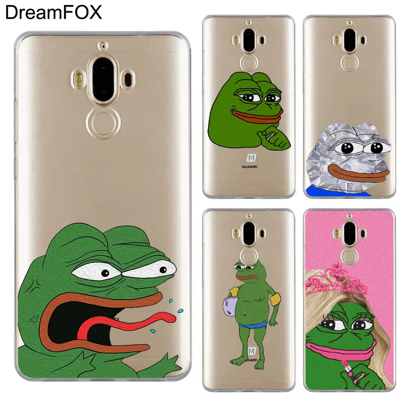 DREAMFOX M276 Pepe мемы грустная Лягушка силиконовый чехол-накладка из мягкого ТПУ для