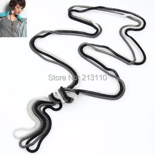 Kymyad Fashion Vintage Jewelry Multi Layer Necklaces Link Chains Women Long Collier Femme Sweater | Украшения и аксессуары