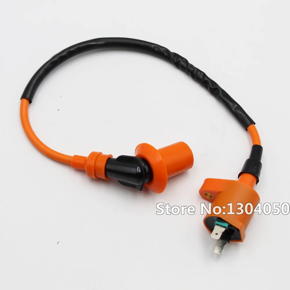 Характеристики гоночная катушка зажигания CDI A7TC Свеча GY6 50cc 125cc 150cc 139QMB скутер ATVs