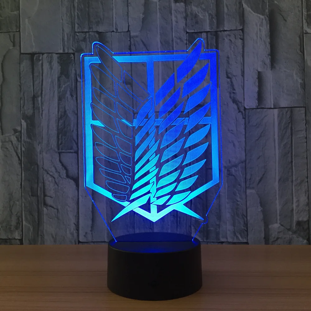 Новинка 7 цветов меняющий ночник коллекционный Charizard 3d Led Настольная лампа